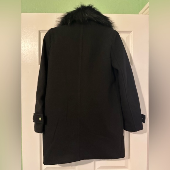 John + Jenn Wilbur Caviar Faux Fur Collar Coat - Picture 5 of 5